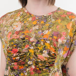 Anntian Apparel Womens Blouses Cotton Linen Top Print D / One Size