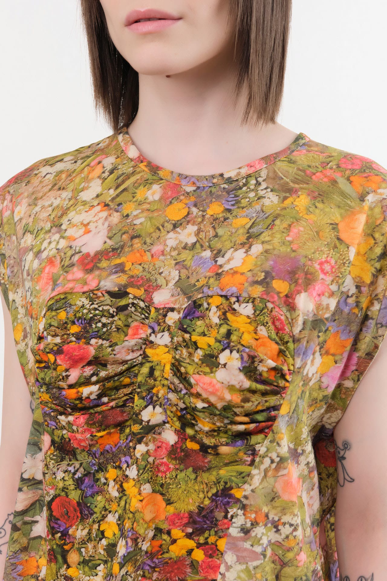 Anntian Apparel Womens Blouses Cotton Linen Top Print D / One Size