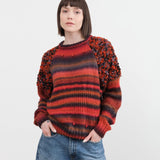 Handknit Fringe Sweater