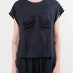 Anntian Apparel Womens Blouses Jersey Top Vintage Black / One Size