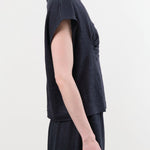Anntian Apparel Womens Blouses Jersey Top Vintage Black / One Size