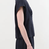 Anntian Apparel Womens Blouses Jersey Top Vintage Black / One Size