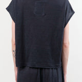 Anntian Apparel Womens Blouses Jersey Top Vintage Black / One Size