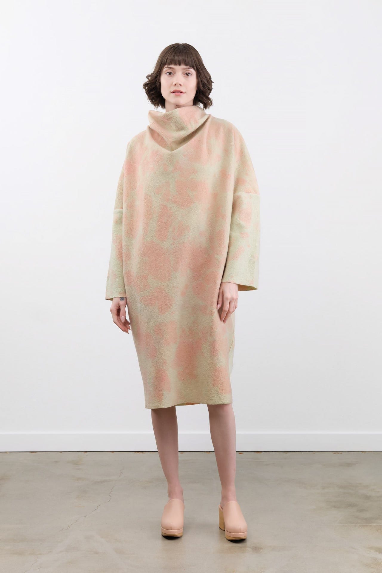 Anntian Apparel Womens Dresses Necky Tunika Dyed E / One Size