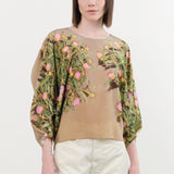 Anntian Apparel Womens Blouses One World Top Print C / One Size