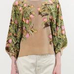 Anntian Apparel Womens Blouses One World Top Print C / One Size