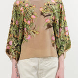 Anntian Apparel Womens Blouses One World Top Print C / One Size