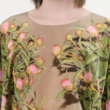 Anntian Apparel Womens Blouses One World Top Print C / One Size