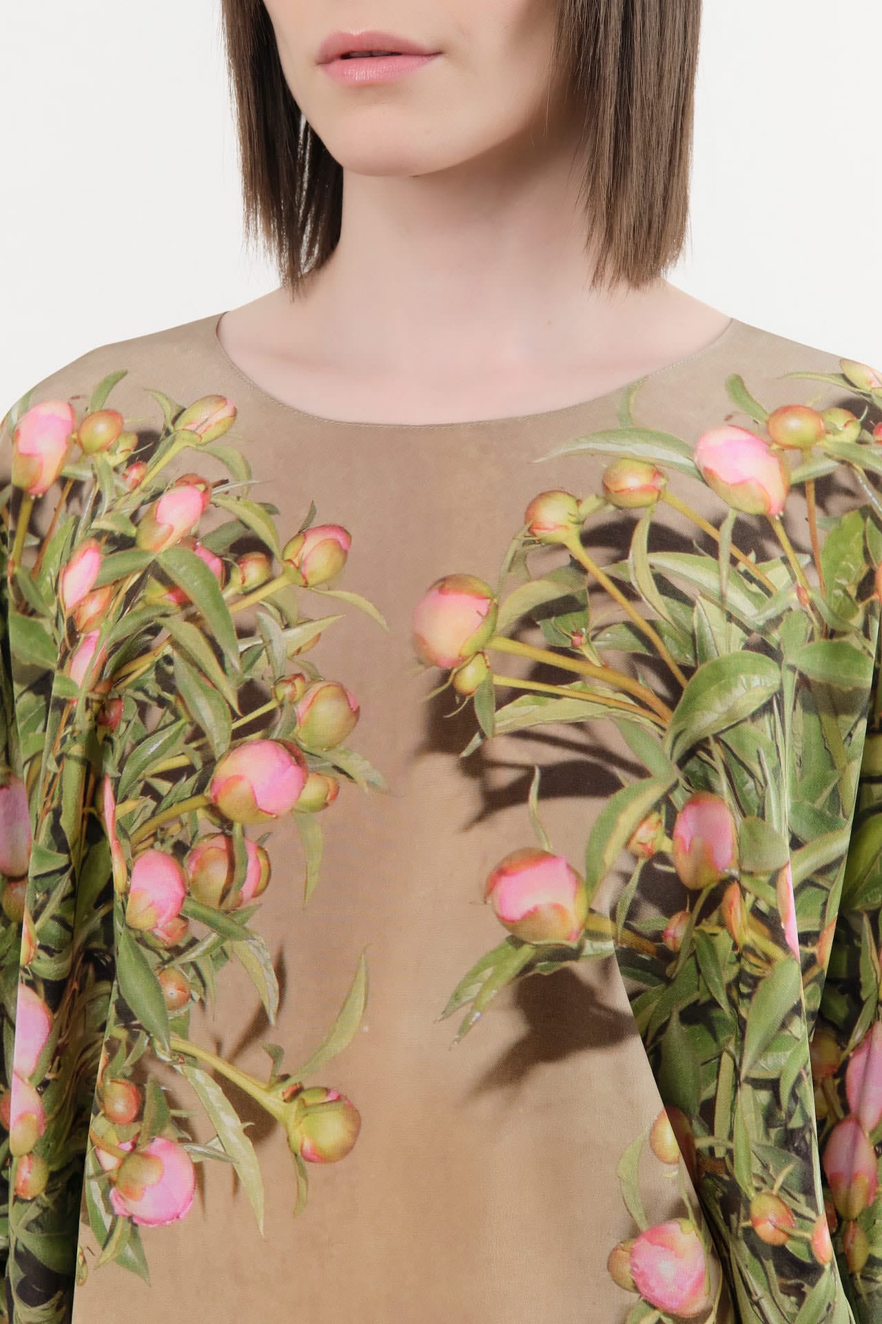 Anntian Apparel Womens Blouses One World Top Print C / One Size