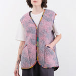 Anntian Apparel Womens Outerwear Sheep Wool Vest Dyed C / One Size