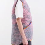 Anntian Apparel Womens Outerwear Sheep Wool Vest Dyed C / One Size