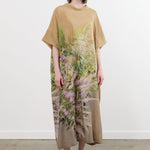 Anntian Apparel Womens Dresses Silk Dress in Print B Print B / One Size