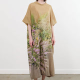 Anntian Apparel Womens Dresses Silk Dress in Print B Print B / One Size