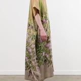 Anntian Apparel Womens Dresses Silk Dress in Print B Print B / One Size