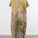 Anntian Apparel Womens Dresses Silk Dress in Print B Print B / One Size