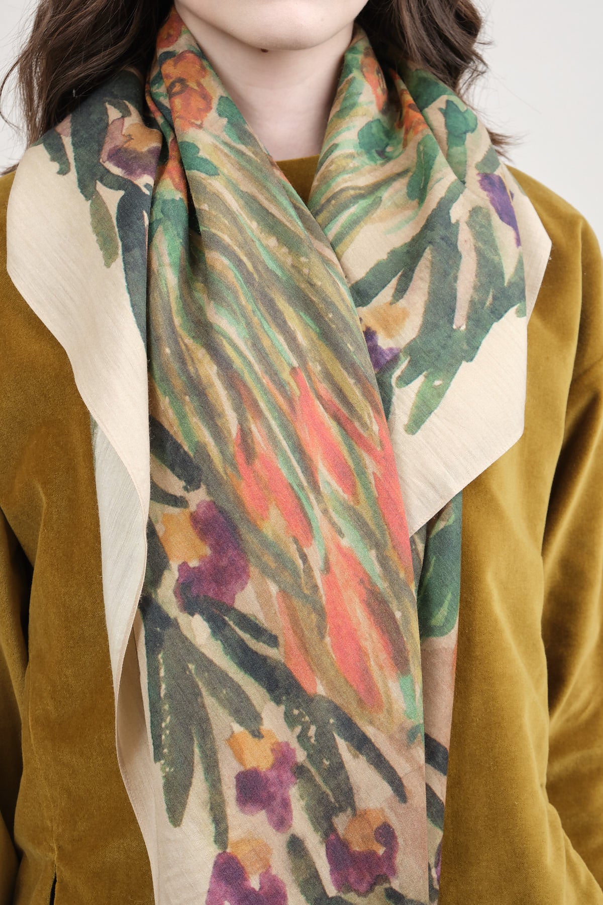 Anntian Silk Scarf in Print G2 Flower Beds – Cedar & Hyde Mercantile
