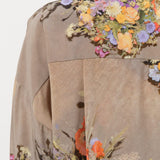 Anntian Apparel Womens Blouses Silk Shirt Print J / One Size
