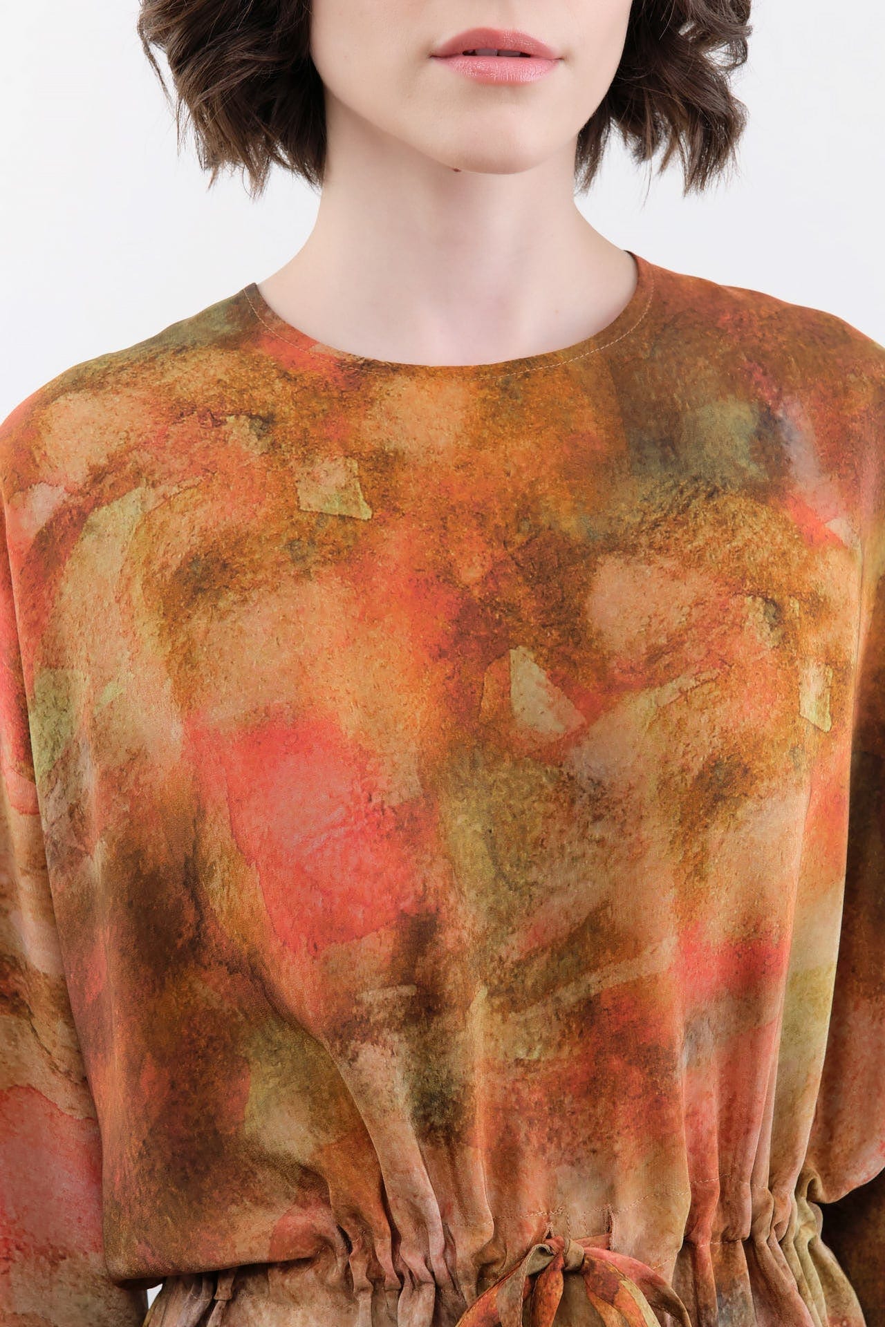 Anntian Apparel Womens Dresses Simple Dress in Print 05 Print 05 / One Size