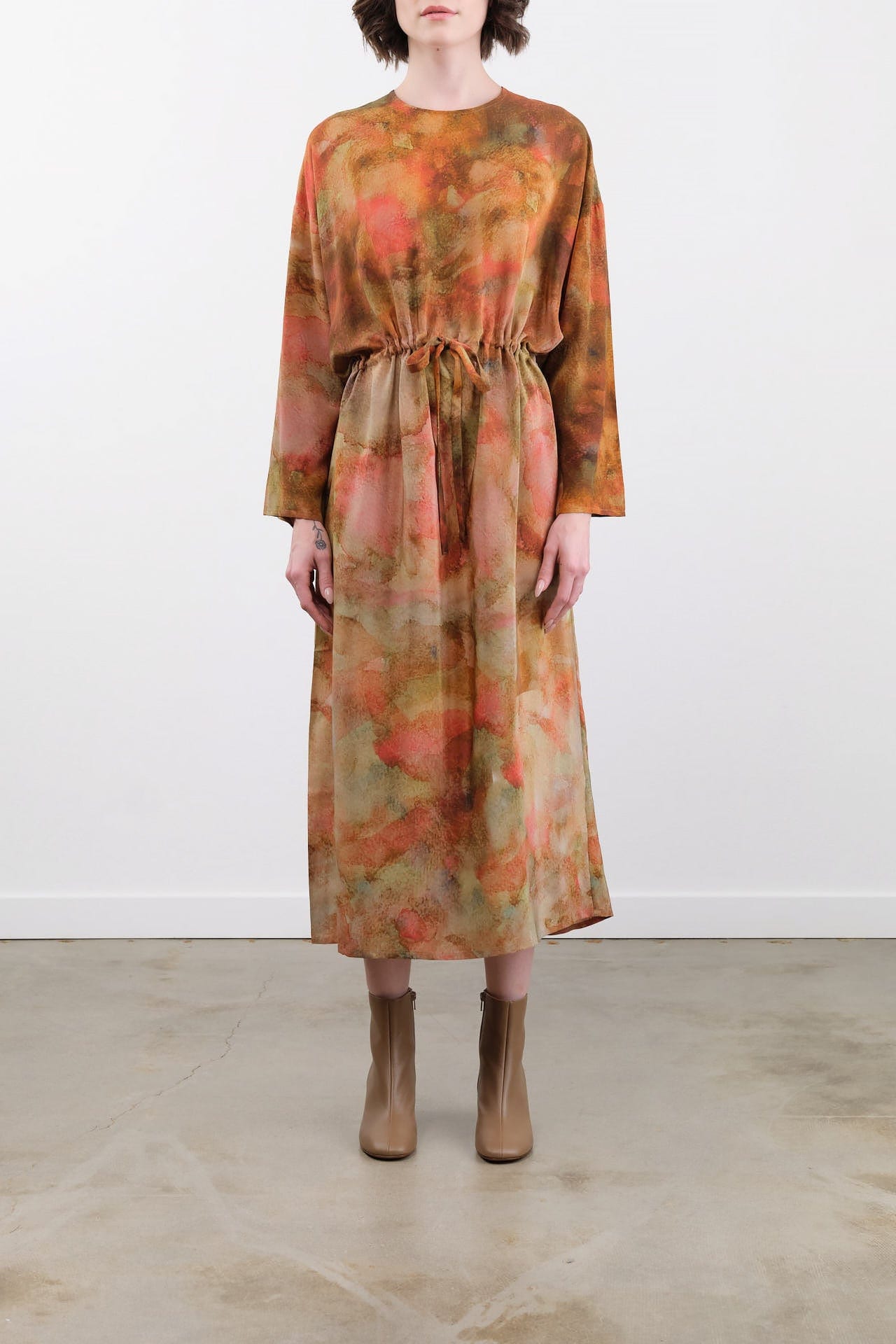 Anntian Apparel Womens Dresses Simple Dress in Print 05 Print 05 / One Size