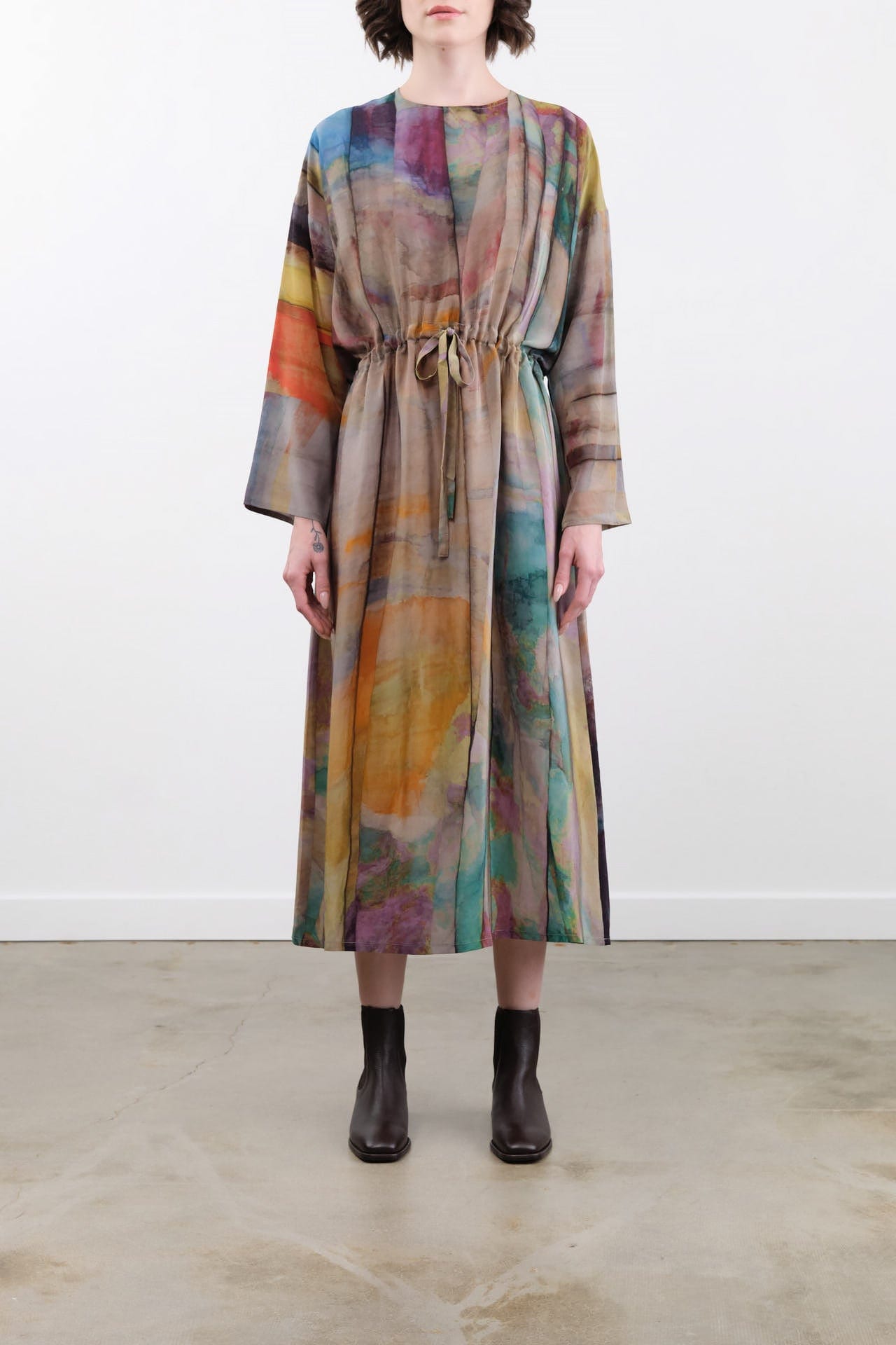 Anntian Apparel Womens Dresses Simple Dress in Print 09 Print 09 / One Size