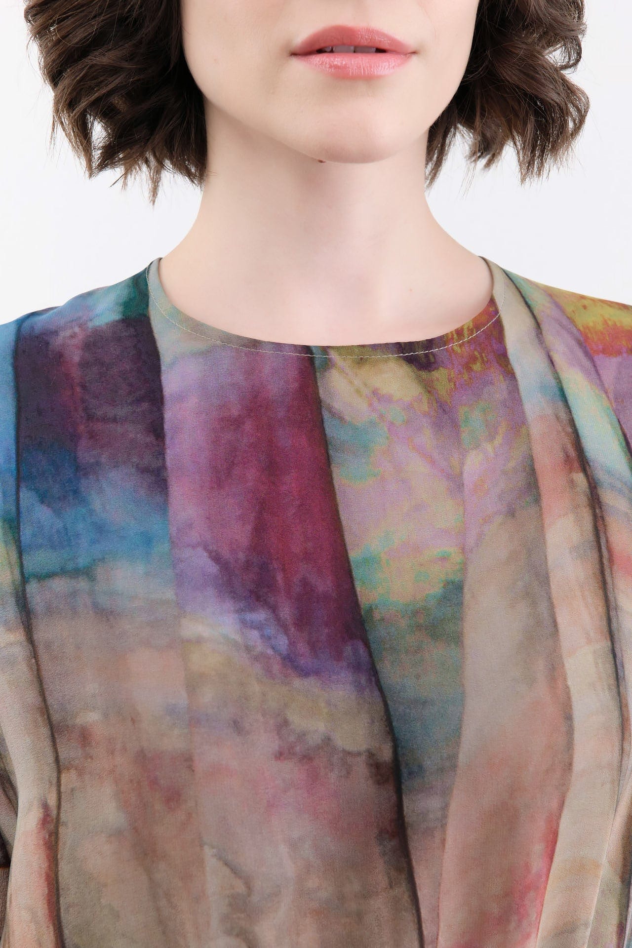 Anntian Apparel Womens Dresses Simple Dress in Print 09 Print 09 / One Size