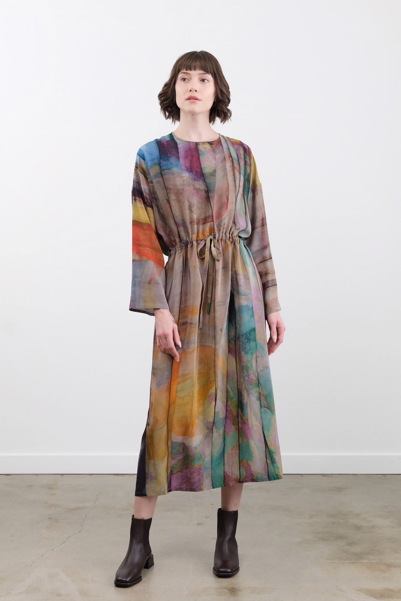 Anntian Apparel Womens Dresses Simple Dress in Print 09 Print 09 / One Size