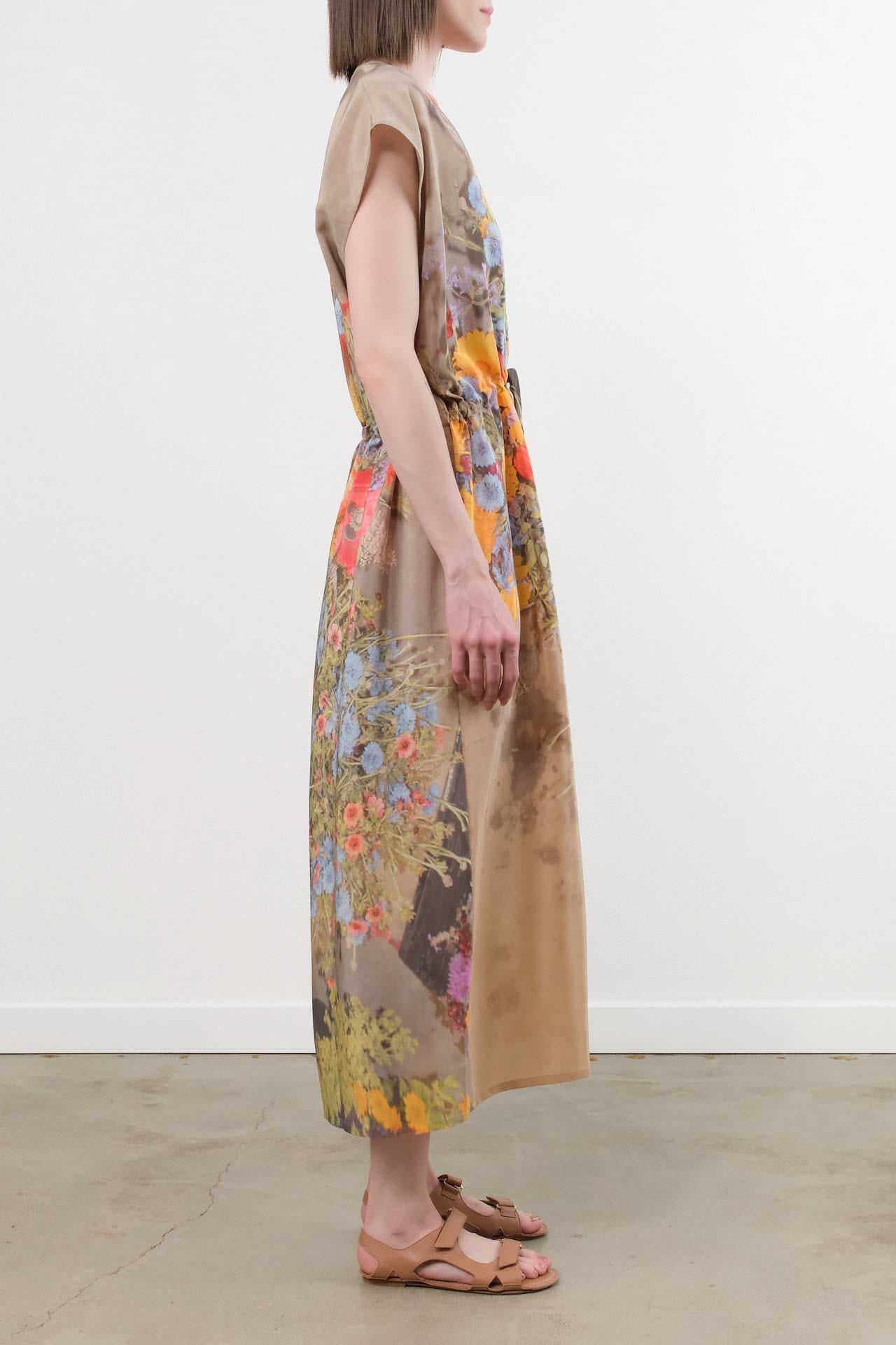 Anntian Apparel Womens Dresses Simple Dress in Print F Print F / One Size