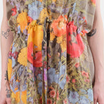 Anntian Apparel Womens Dresses Simple Dress in Print F Print F / One Size