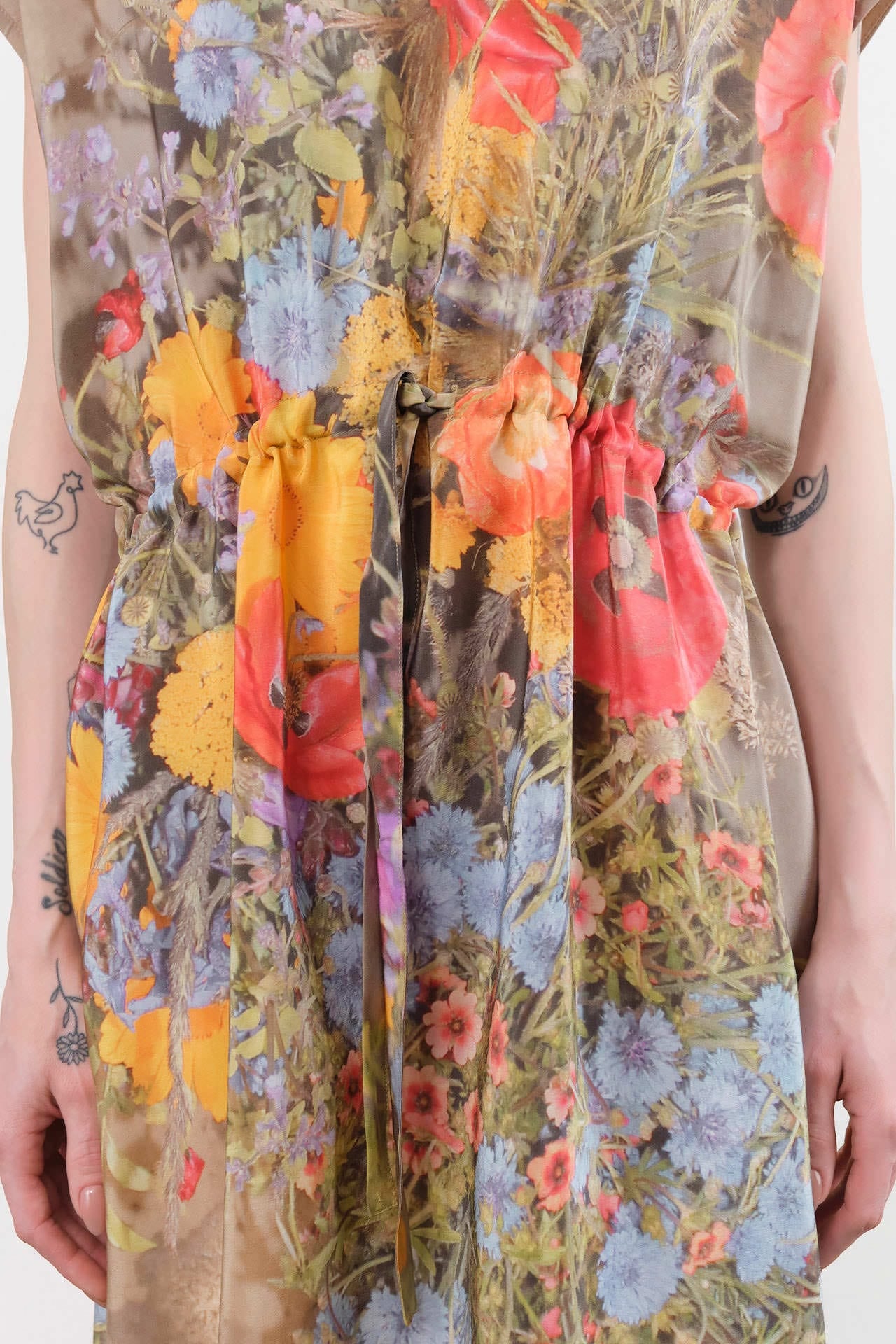 Anntian Apparel Womens Dresses Simple Dress in Print F Print F / One Size