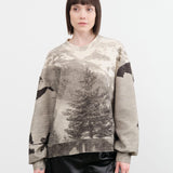 Anntian Apparel Womens Blouses Snowy Pullover One Size / Print M