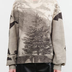 Anntian Apparel Womens Blouses Snowy Pullover One Size / Print M