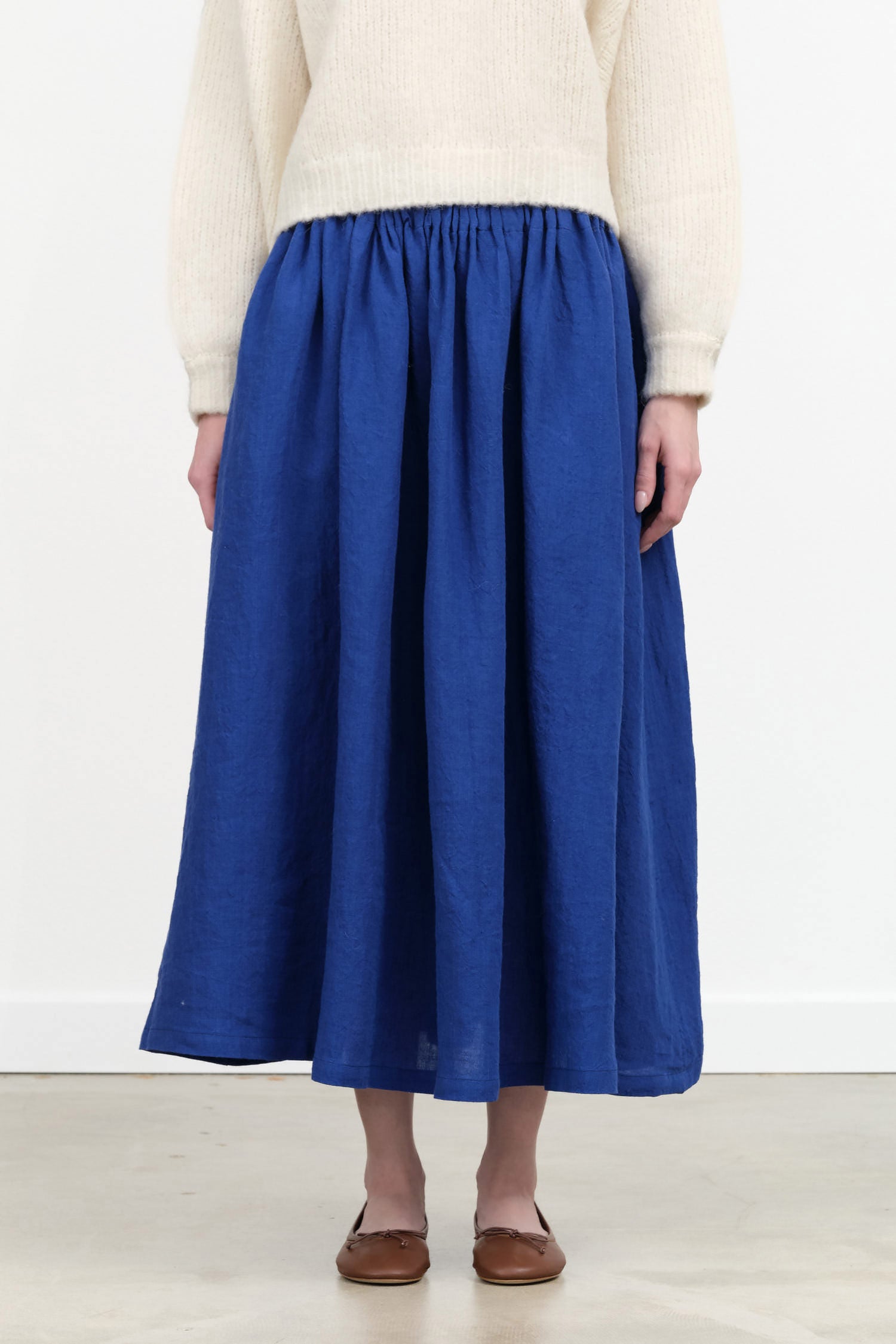 Wide Skirt by Anntian in Royal Blue