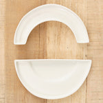 Arc Object Studio Day and Night Plates Set in White Porcelain