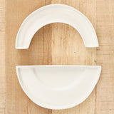 Arc Object Studio Day and Night Plates Set in White Porcelain