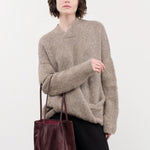 Are Studio Accessories Bags Frances Bag in Bordeaux Bordeaux / 12" L X 9" W X 3" D
