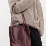 Are Studio Accessories Bags Frances Bag in Bordeaux Bordeaux / 12" L X 9" W X 3" D