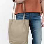 Frances Bag by Are Studio in Fog Leather