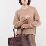 Are Studio Accessories Bags Large Frances Bag in Bordeaux Bordeaux / 11" L X 14" W X 4.5" D