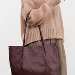 Are Studio Accessories Bags Large Frances Bag in Bordeaux Bordeaux / 11" L X 14" W X 4.5" D