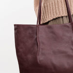 Are Studio Accessories Bags Large Frances Bag in Bordeaux Bordeaux / 11" L X 14" W X 4.5" D