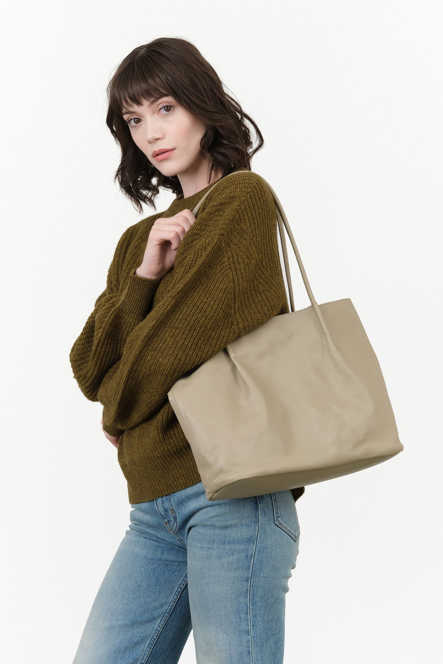 Are Studio Large Frances Bag in Fog