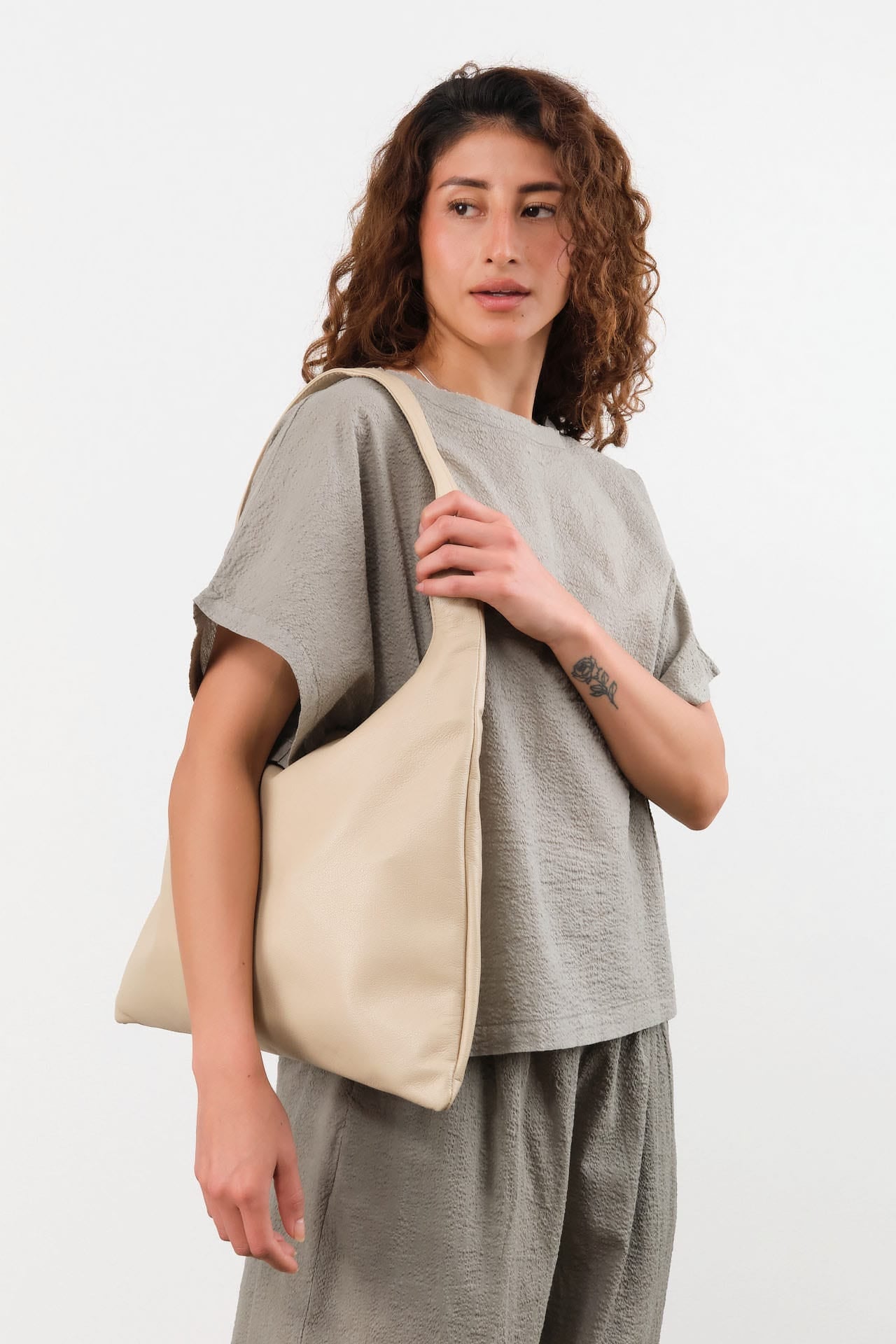 Are Studio Accessories Bags Stella Bag in Fawn Fawn / 13" H X 17" W