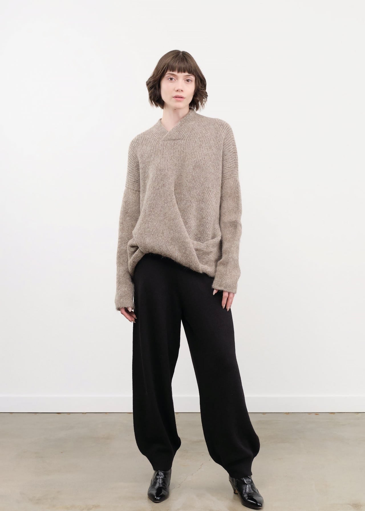 Atelier Delphine Apparel Womens Knit Pants Alpaca Taylor Pant