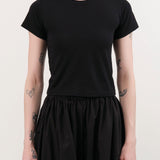 Atelier Delphine Apparel Womens Tees Baby Tee in Black