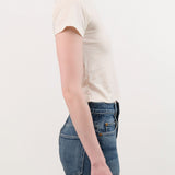 Atelier Delphine Apparel Womens Tees Baby Tee in Cream