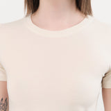 Atelier Delphine Apparel Womens Tees Baby Tee in Cream