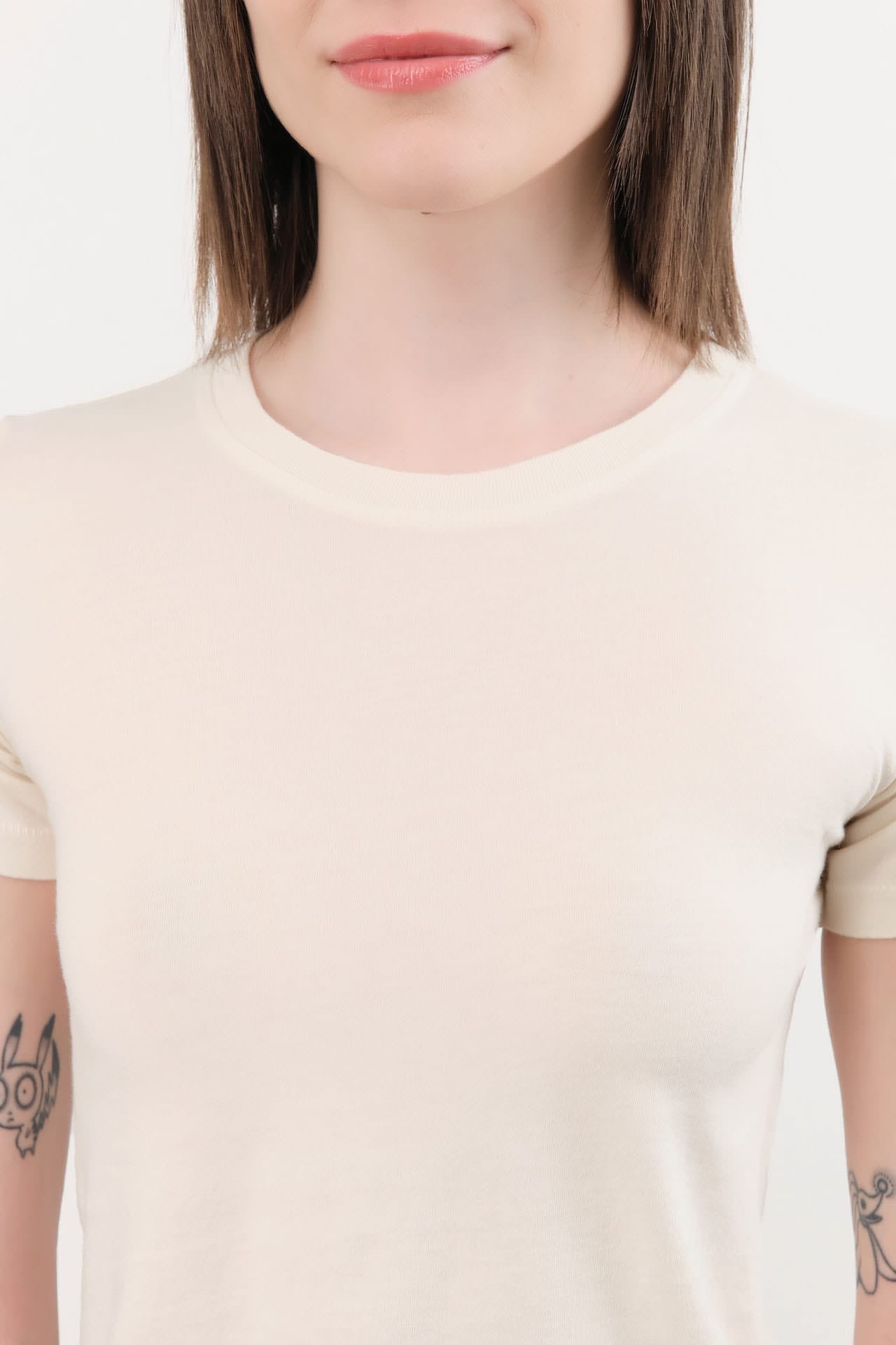 Atelier Delphine Apparel Womens Tees Baby Tee in Cream