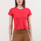 Atelier Delphine Apparel Womens Tees Baby Tee in Red
