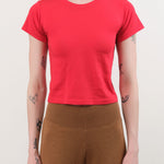 Atelier Delphine Apparel Womens Tees Baby Tee in Red
