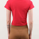 Atelier Delphine Apparel Womens Tees Baby Tee in Red